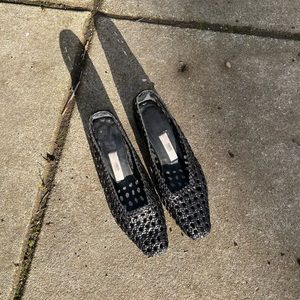 Miista Taissa woven leather heels SIZE 38